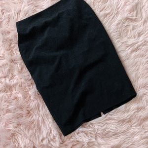 Black pencil skirt